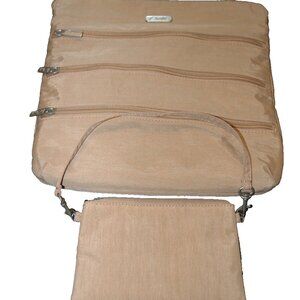 Clarks Beige Tan Casual Crossbody Purse Bag